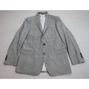 Brooks Brothers Blazer Men 40L Gray Wool Blend Stretch 2-Buttons Explorer Regent
